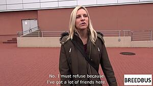 Bianca ferrero eats ass in the breedbus