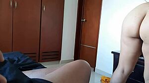 MILF WITH BIG TITS GIVES THE BEST BLOWJOBS TO HER STEPSON IN HOMEMADE ROLEPLAY.