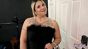 Busty Blonde Logan Lace Deepthroats And Gets Twat Fucked