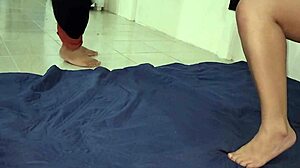 Indian Babe Seduces Stepfather with Dirty Talk Blowjob and Rough Sex