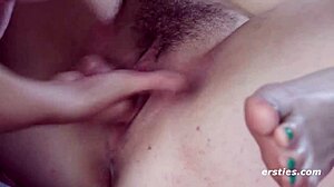 big bush lesbians compilation of outdoor fingering and licking