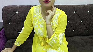 Indian Amateur Fingers Her Tight Pussy to Intense Orgasm in Hindi Audio