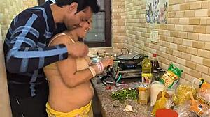 sex in the kitchen hardcore fuck by husband