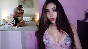 Petite latina teen licks her pussy and gets fucked until squirting