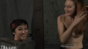 Tossed Up Girl Is Punished In Garage