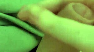 Sensual solo session with big cock in homemade setting