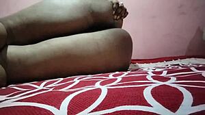 hot beautiful girl masturbates while watching sexy video on mobile