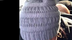 ebony snowboarder gives blowjob