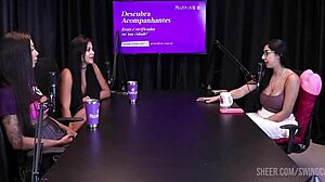 Renatinha melo cast features tifany rocha and didy reis in sheer red lingerie