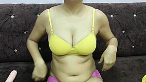 Indian Amateur Fingers Her Tight Pussy to Intense Orgasm in Hindi Audio