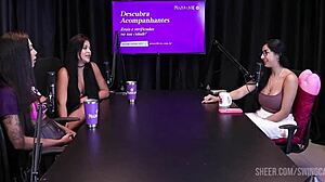 Renatinha melo cast features tifany rocha and didy reis in sheer red lingerie