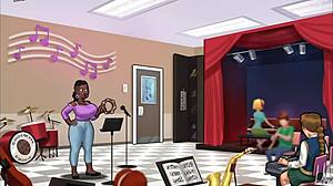 summertime saga episode 227 featuring teacher interactions in the game.