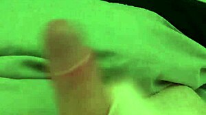 Sensual solo session with big cock in homemade setting