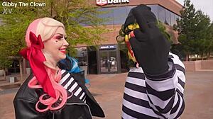 the joker 2 with rachel luxe as harley quinn and gibby as the joker