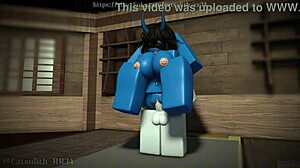 demon girl rides monster cock for cum