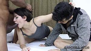 i watch my wife get her tight ass pounded by a huge black cock while i sit there helpless