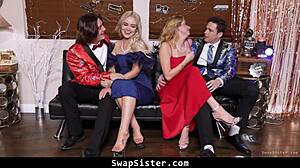 Stepbrothers Eager To Pleasure The Girls In Every Way Possible With Taboo Swaps