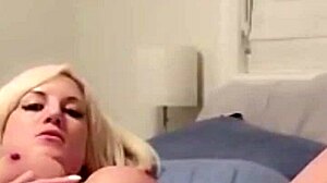 Bree brooks says, 'this buttplug and dildo feel amazing,' while masturbating to orgasm.