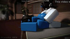 demon girl rides monster cock for cum