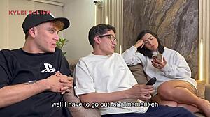 THATS WHAT YOU GET FOR CHEATING I FUCK MY BOYFRIENDS BEST FRIEND ON HIS BIRTHDAY HE FILLS MY VAGINA WITH HIS CUM KYLEI ELLISH PIPEBOY AND NICK JOWELS