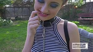 lil blonde hailey little munches big carrot after hard fucking