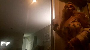 dulcemendra flashing boobs outside in pov voyeur style