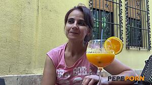 Lina Enjoys A Good Casting For An Amateur Young 18+ Dude Shes Gonna Have A Treat