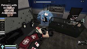 FOUND THIS PRECIOUS GIRL AND FUCKED HER WILD IN ROBLOX CRIMINALITY CONDO!!