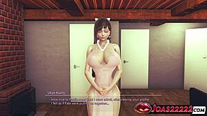 Ukyo Kuonji Rule34 3D Hentai Animation - Big Tits Massage And Pussylicking For Girl In Pink Erotic Touches Leading To Intense Orgasm Pov