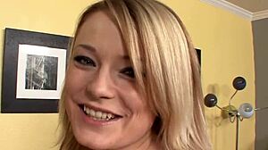 Fresh face Scarlett rides cock in wet pussy positions