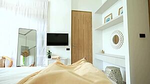 First Jerk Off Salon Visit Ends with Rough Sex and Deepthroat