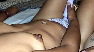 Masturbation Followed by Wet Pussy Intercourse and Creampie with Big Cock