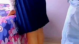 Mexican Schoolgirl Takes Broomstick In Ass, Then Fucks Like Dogs With Favorite Niece In Homemade Scene