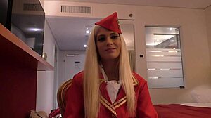 air hostess candee licious feels intense emotions during interracial encounter
