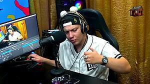 The Young Privacy Girl Evaluates Ruans Dick And Strips In The Delightful Podcast With Luuh Barbosa