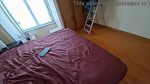 Latina Maid with Creamy Pussy Seduced by Massage