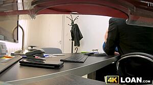 hidden camera captures bonnie dolce swallowing a loan agents huge cock