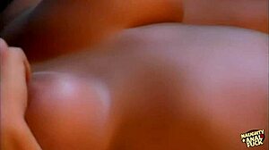 Being caught masturbating in the forest leads to the brunette's sweet ass getting plowed by a hard cock