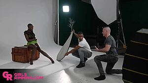 ebony milf zaawaadi submits to bbc with rimming 😏