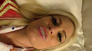 air hostess candee licious feels intense emotions during interracial encounter