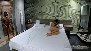 fresh from shower, devouring ass and cumming deep