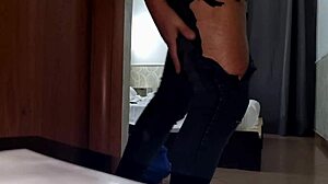 arrapato rips jeans jerks fast huge cock cumshot