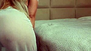 blonde brazilian twerks and shakes without panties