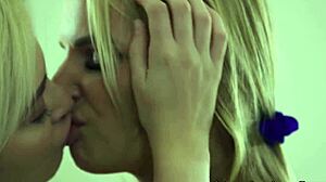 Hot blonde milf seduces teen for wet fuck