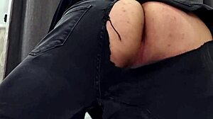 arrapato rips jeans jerks fast huge cock cumshot