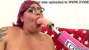 Thick Latina Plumper Veruca Darling Uses Fucking Machine For Intense Masturbation