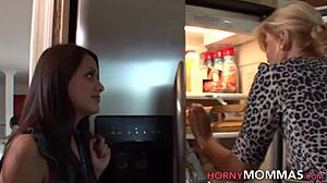 Older Stepmom In Lesbian Threeway!