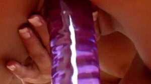 a seductive arousing massage experience of a woman with toys and masturbation