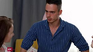 Hot Pearl and Milly enjoy anal sex with friend.