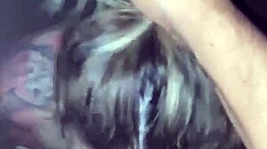 Feeling The Sunburn While Giving A Deepthroat Blowjob